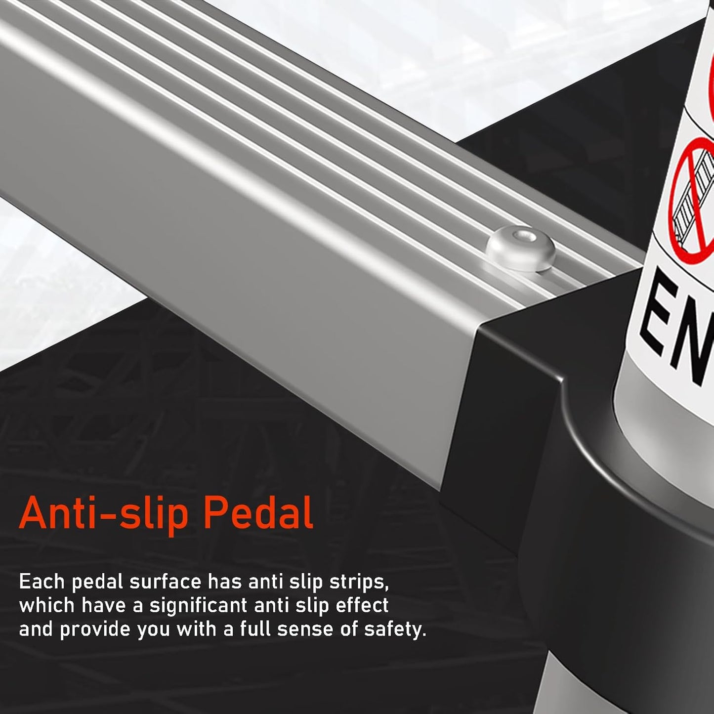 Telescoping Ladder with Hooks 8.5 FT - Aluminum Telescopic Ladder with Stabilizer - Retractable Extension Ladders for Home Loft Roof RV Work with EN131 Certification - 330lbs Max Capacity